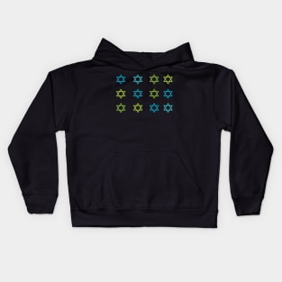 Jewish stars Kids Hoodie